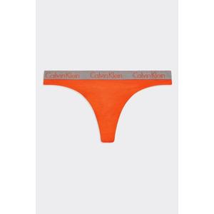 Calvin Klein Radiant Cotton tanga - oranžová Velikost: L obraz