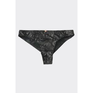Emporio Armani Underwear Emporio Armani Charming Velvet brazilky - černé Velikost: L obraz