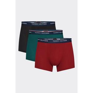 Tommy Hilfiger Boxerky Premium 3 balení - černá, vínová, zelená Velikost: XL obraz