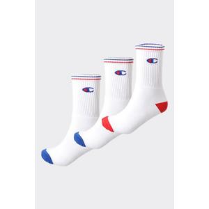 Champion ponožky 3-balení - bílé/logo Velikost: 43/46 obraz