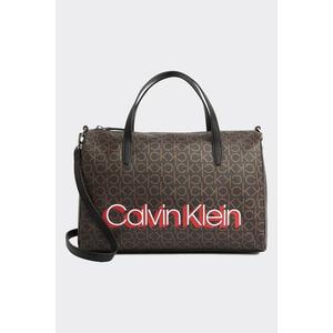 Calvin Klein monogram duffle kabelka - hnědá Velikost: OS obraz