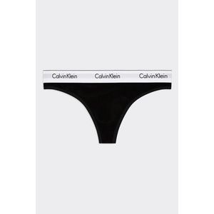 Calvin Klein Modern Cotton VELVET tanga - černá Velikost: L obraz