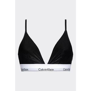 Calvin Klein Modern Cotton VELVET triangle braletka - černá Velikost: L obraz