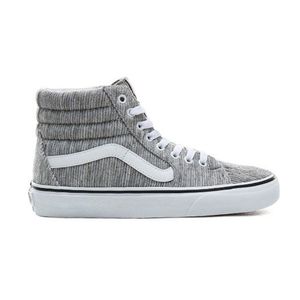 Vans Sk8-Hi Rib Knit Grey True White-7 šedé VN0A4BV6V7B-7 obraz