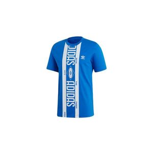 adidas Print Scarf T-shirt Blue-L modré ED6996-L obraz