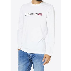 Pánské tričko Calvin Klein NM1705 L Bílá obraz
