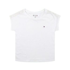 Tommy Hilfiger T-SHIRT bílá S - Dámské tričko obraz
