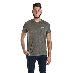 Tommy Hilfiger pánské khaki melírované tričko Modern obraz
