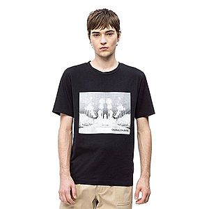 Calvin Klein pánské černé tričko Cali obraz
