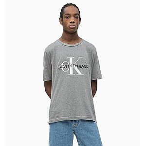 Calvin Klein pánské šedé tričko Embro obraz