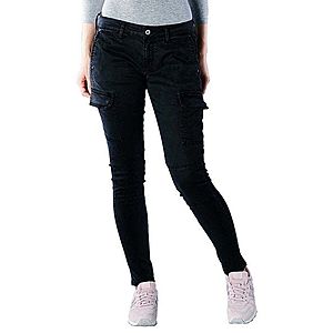 Pepe Jeans dámské černé kapsáčové kalhoty Survivor obraz