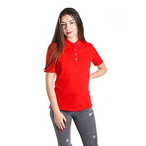 Tommy Hilfiger dámské červené polo Essential obraz