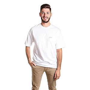 Calvin Klein pánské bílé tričko Pocket obraz