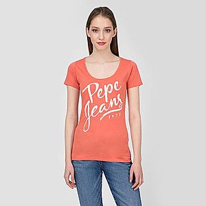 Pepe Jeans dámské oranžové tričko Andrea obraz