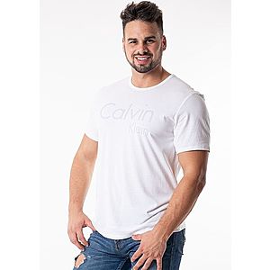 Pánské tričko Calvin Klein NM1353E L Bílá obraz