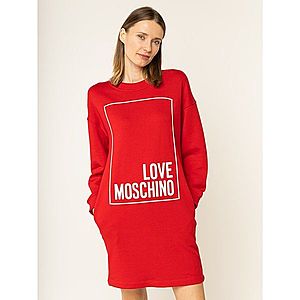 Úpletové šaty LOVE MOSCHINO obraz