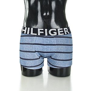 Tommy Hilfiger pánské modré boxerky s proužkem obraz