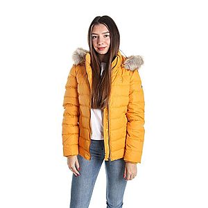 Tommy Hilfiger dámská zimní hořčicová bunda Essential obraz
