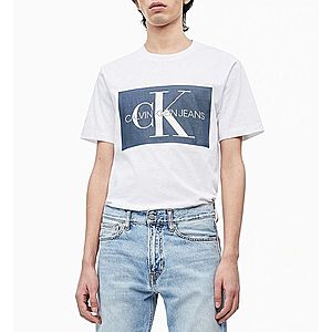 Calvin Klein pánské bílé tričko Icon obraz