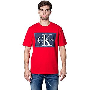 Calvin Klein pánské červené tričko Icon obraz