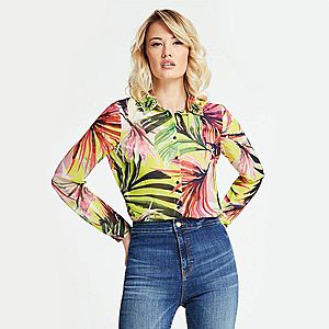 Guess dámská vzorovaná košile Tropical obraz