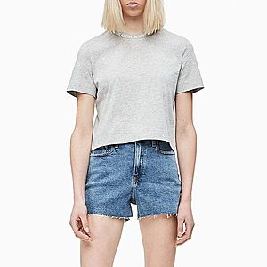 Calvin Klein dámské šedé tričko Modern obraz