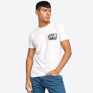 Calvin Klein pánské bílé tričko Graphic obraz