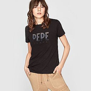 Pepe Jeans dámské černé tričko Mirilla obraz