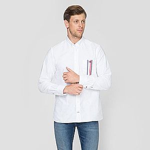 Tommy Hilfiger pánská bílá košile Pocket obraz