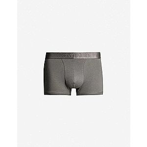 Calvin Klein pánské tmavě šedé boxerky obraz