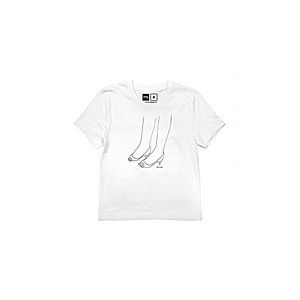 Dedicated T-shirt Mysen Heels White-S bílé 16689-S obraz