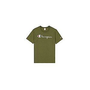 Champion Script Logo Crew Neck T-Shirt-XL zelené 210972-GS554-XL obraz