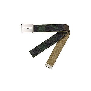 Carhartt WIP Clip Belt Chrome - Camo Laurel-One size zelené I019176_64000-One-size obraz