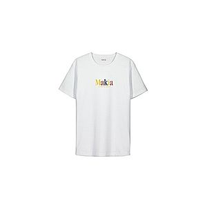 Makia Strait T-Shirt M-XL bílé M21226_001-XL obraz