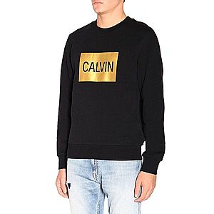 Calvin Klein pánská černá mikina Gold Box obraz