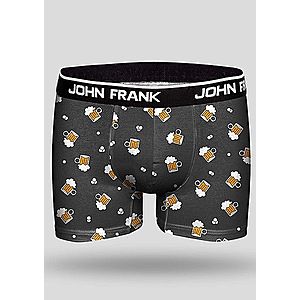 Pánské boxerky John Frank JFBD245 L Černá obraz