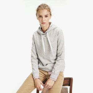 Tommy Hilfiger dámská šedá mikina Kaylee obraz