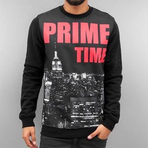Just Rhyse Prime Time Sweater Black obraz