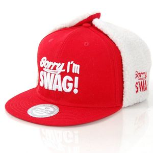 GangstaGroup Sorry I`m Swag! Dog Ear Winter Cap Red obraz