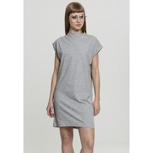 Urban Classics Ladies Turtel Extended Shoulder Dress grey obraz