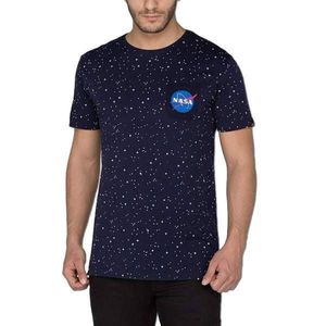 Pánské tričko Alpha Industries Starry T-Shirt Rep. Blue obraz