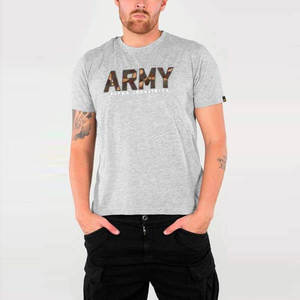 Pánské tričko Alpha Industries Army Camo T-shirt Grey obraz