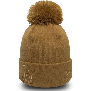 Kulich New Era Womens MLB Leafgue Essential Bobble Cuff Knit Brown obraz