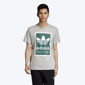 Panské triko Adidas Filled Label Tee Grey obraz