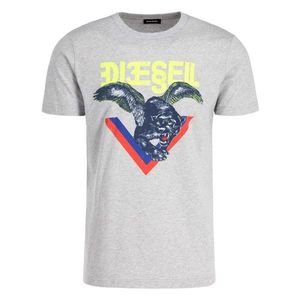 Šedé pánské tričko Diesel T-Diegos obraz