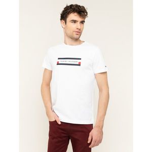 Tommy Hilfiger pánské bílé tričko Corp obraz