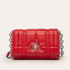 Calvin Klein dámská malá červená kabelka Flap obraz
