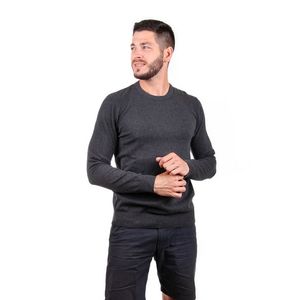 Calvin Klein pánský šedý svetr s logem obraz