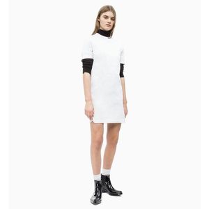 Calvin Klein dámské bílé bavlněné šaty obraz
