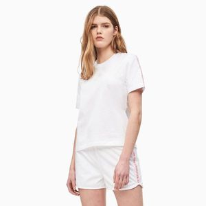 Calvin Klein dámské bílé tričko Tape obraz